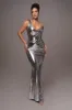 Silver Metallic Belle Maxi Dress sold by JLUXLABEL