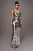 Silver Metallic Belle Maxi Dress sold by JLUXLABEL