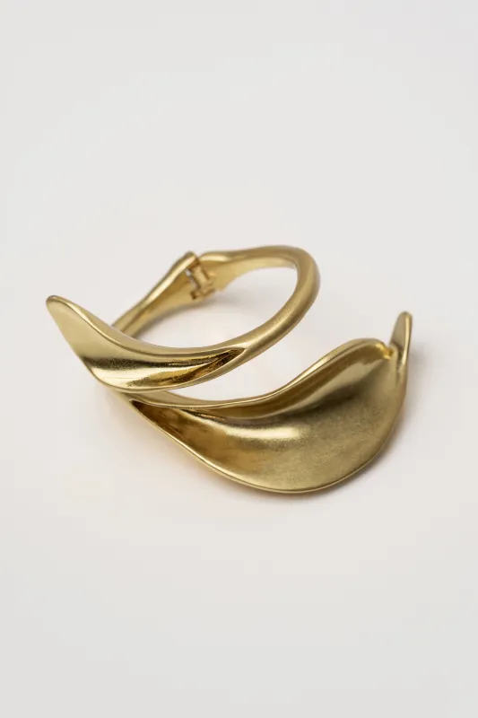 Gold Flora Cuff sold by JLUXLABEL
