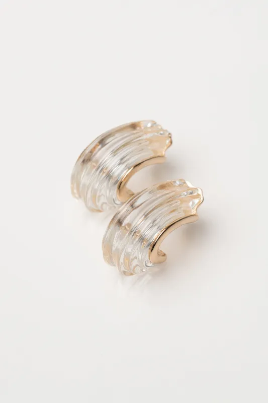 Clear Reflection Earrings sold by JLUXLABEL