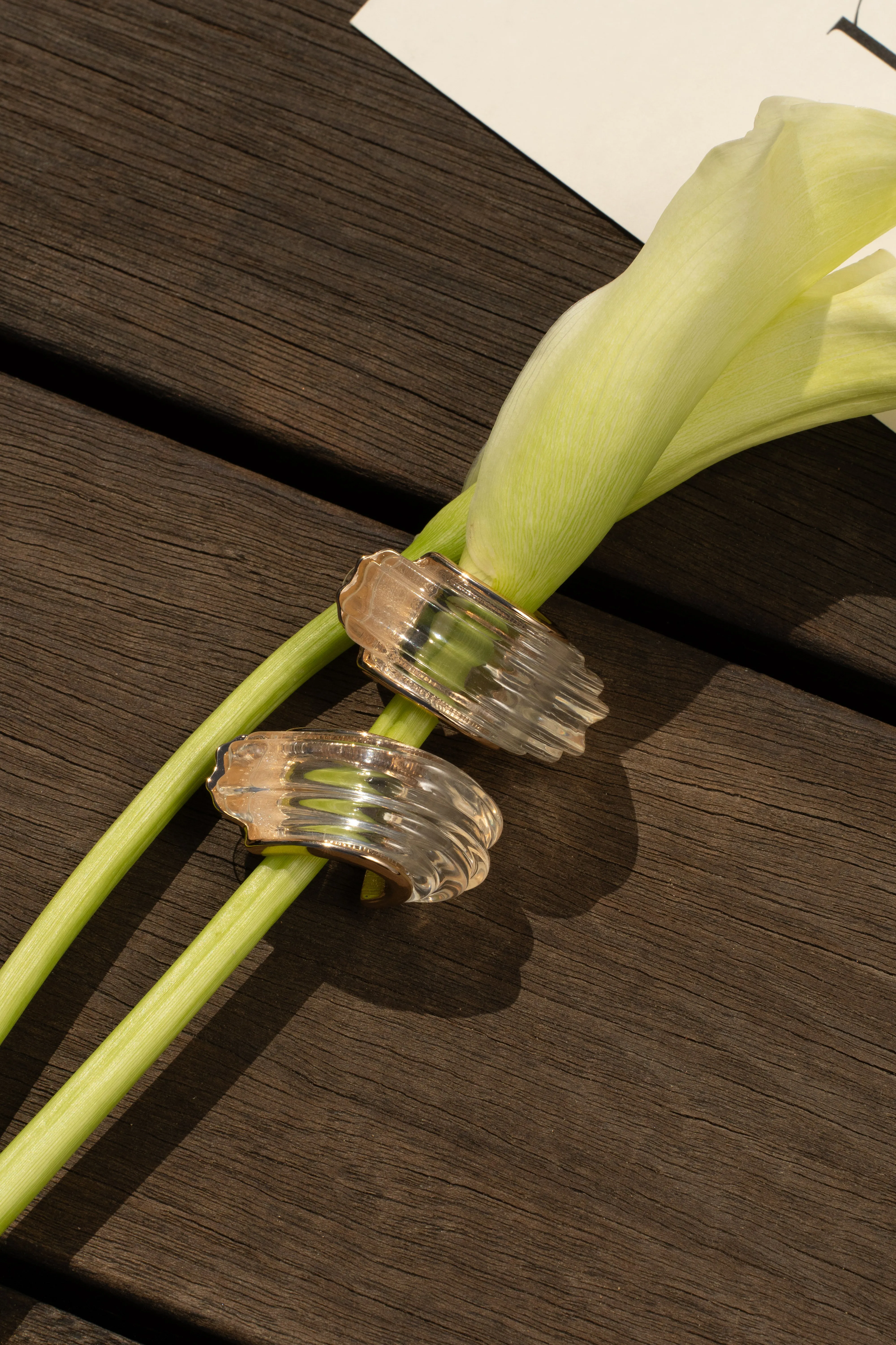 Clear Reflection Earrings sold by JLUXLABEL product image thumbnail 4