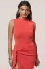 Orange Aubree Midi Dress sold by JLUXLABEL