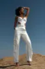Ivory Horizon Linen Corset sold by JLUXLABEL