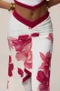 Red Floral Sunset Mirage Skirt Set sold by JLUXLABEL