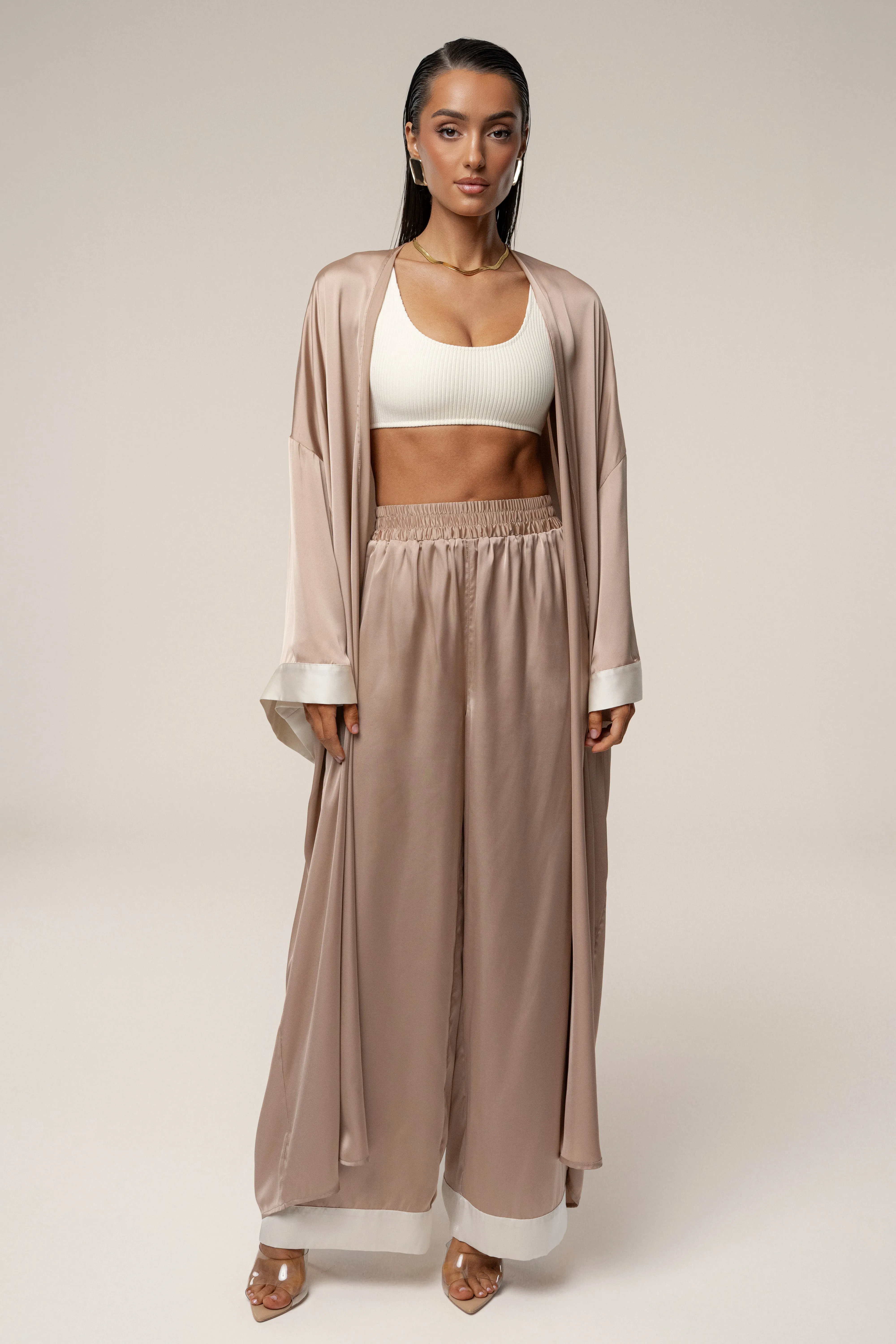 Mocha Jet Set Wide Leg Pants sold by JLUXLABEL product image thumbnail 3