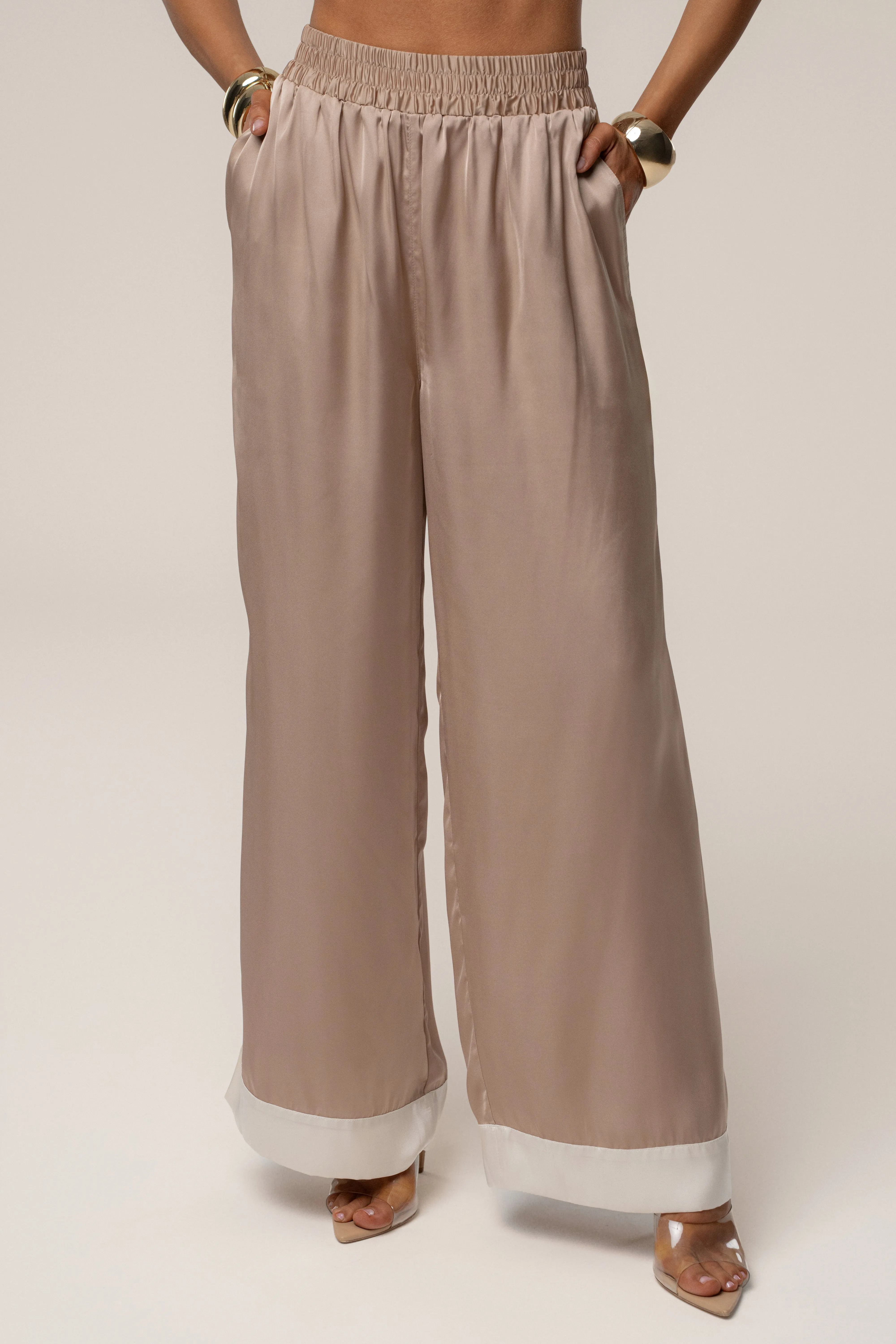 Mocha Jet Set Wide Leg Pants sold by JLUXLABEL product image thumbnail 2