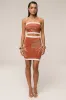 Rust/Ivory Lush Shores Print Skirt Set sold by JLUXLABEL