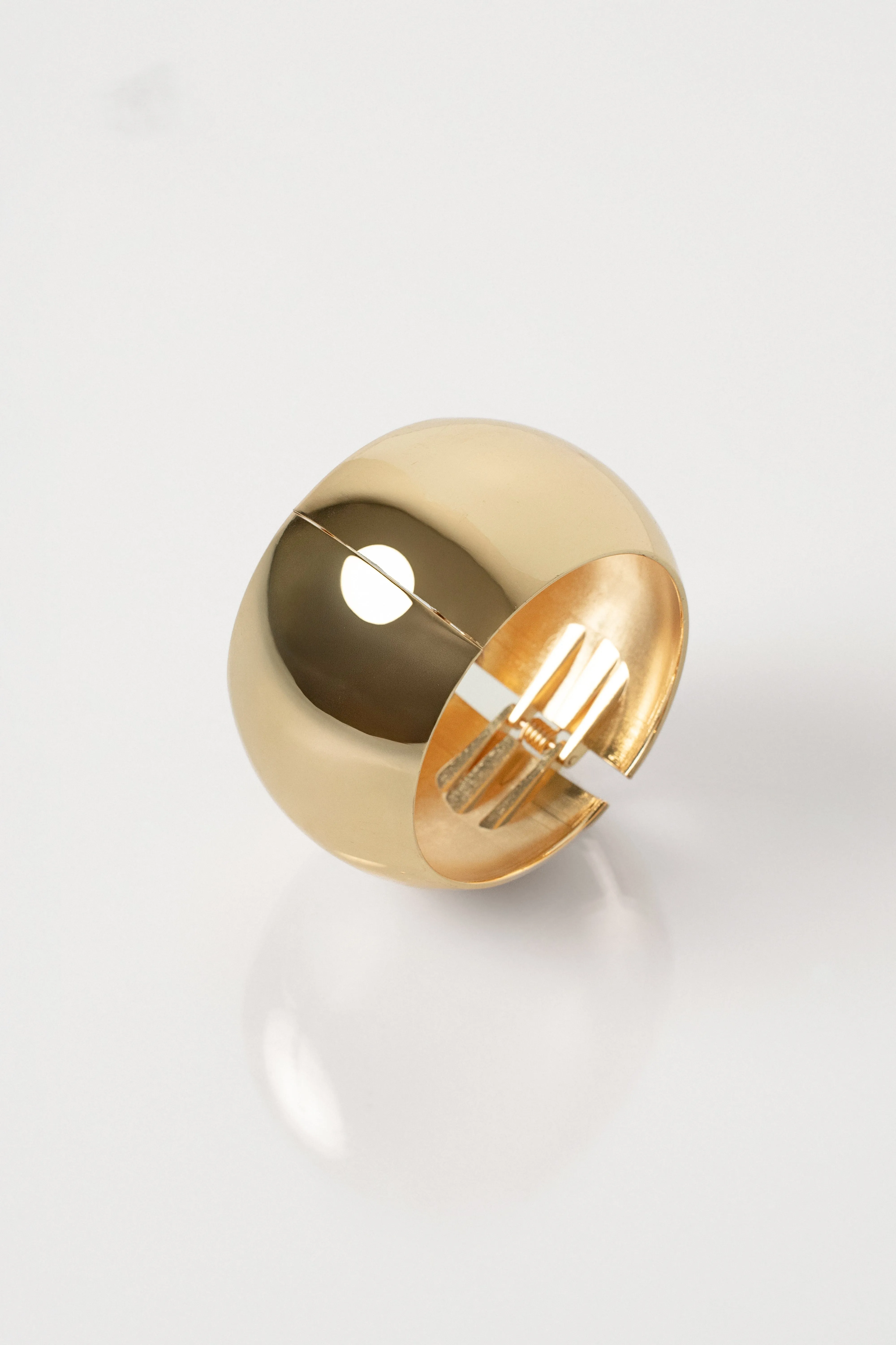 Gold Classic Shine Hinge Bracelet sold by JLUXLABEL