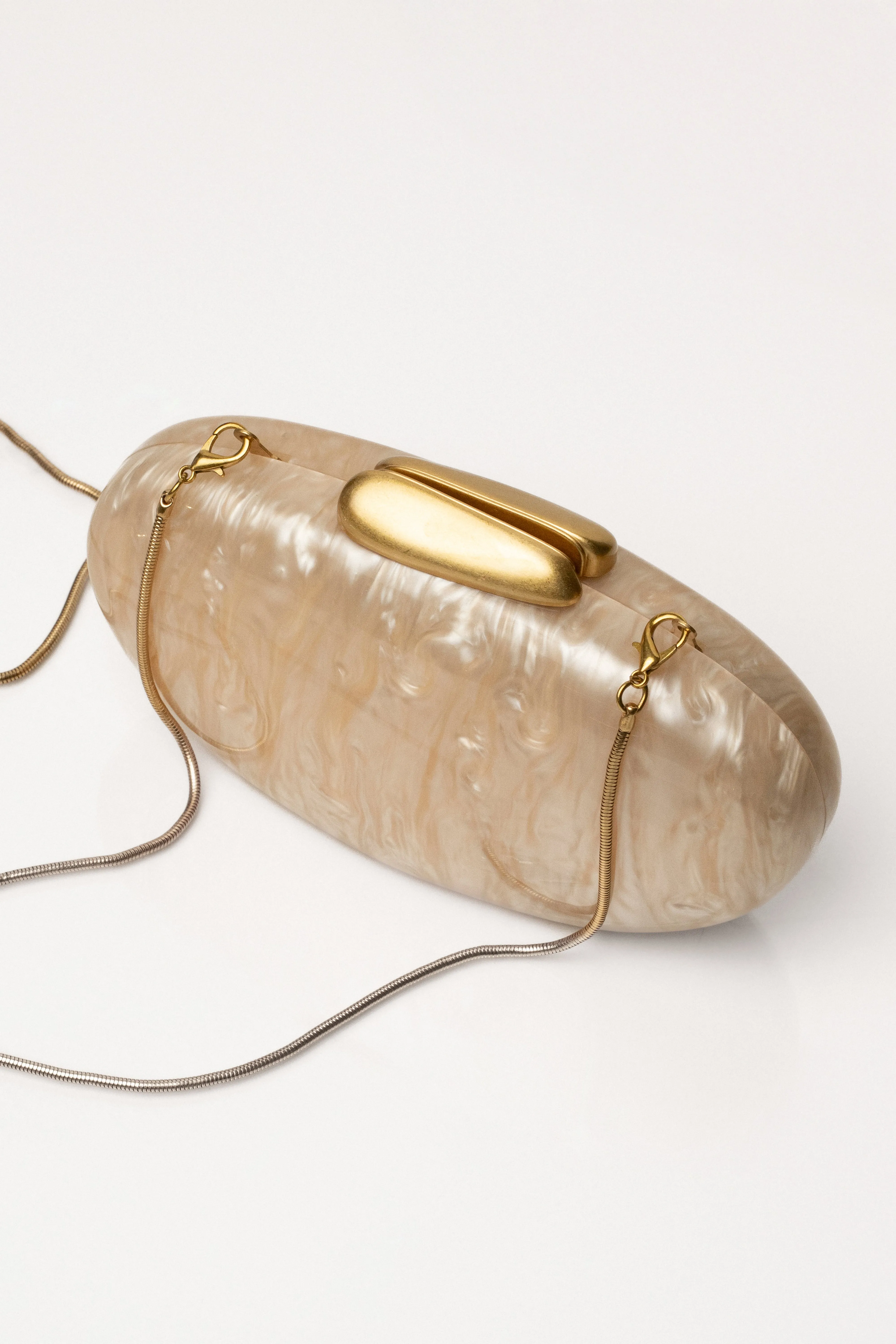 Beige Sirena Pearl Clutch sold by JLUXLABEL product image thumbnail 4
