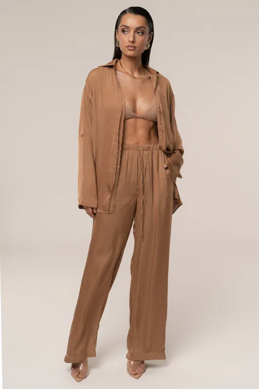 Bronze Pearl Bay Pant Set sold by JLUXLABEL