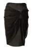 Black Dreamscape Lurex Knit Mini Skirt sold by JLUXLABEL