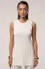 Ivory Kali Sleeveless Knit Top sold by JLUXLABEL