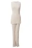 Ivory Kali Sleeveless Knit Top sold by JLUXLABEL
