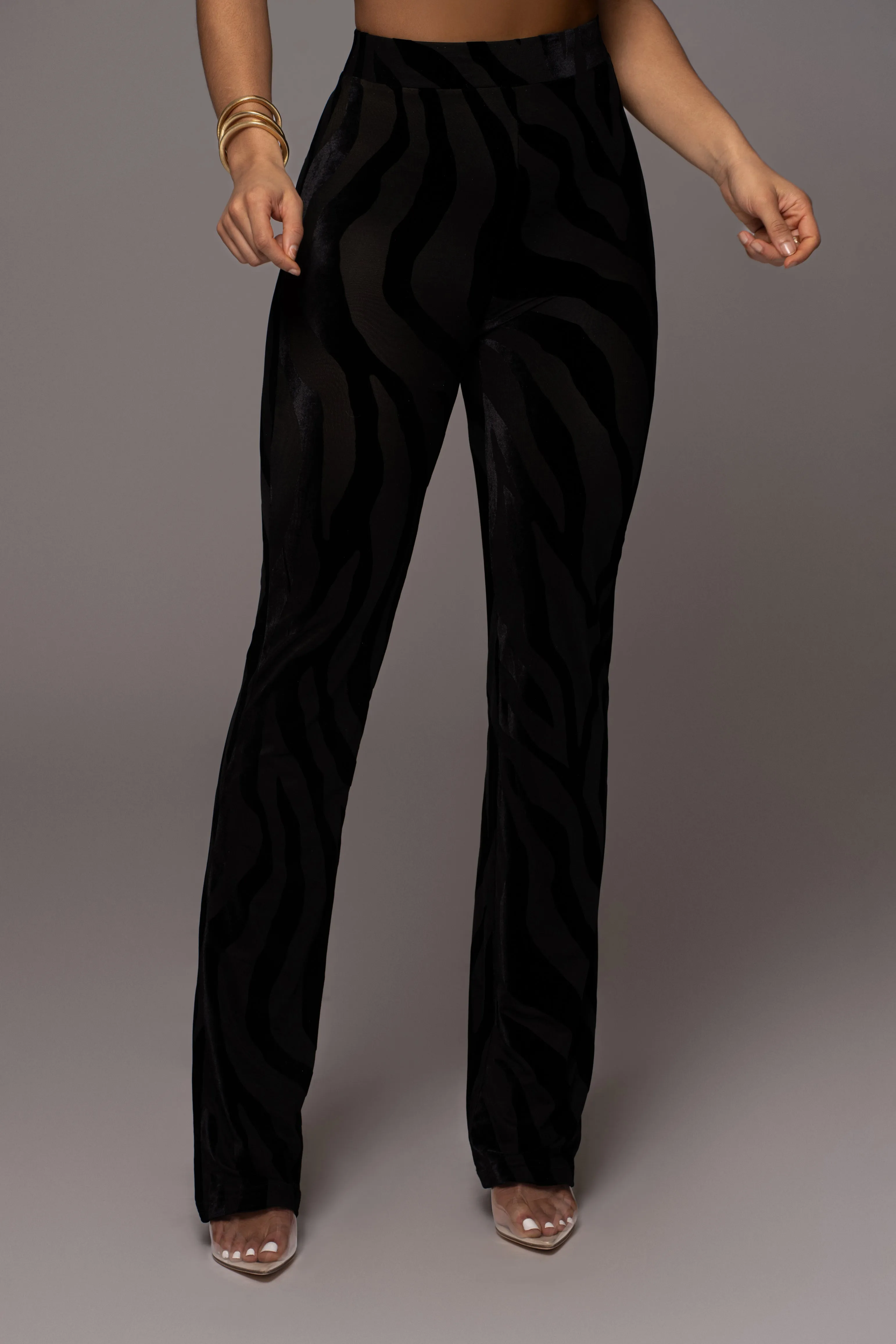 Noir Zebra After Midnight Pants sold by JLUXLABEL product image thumbnail 2