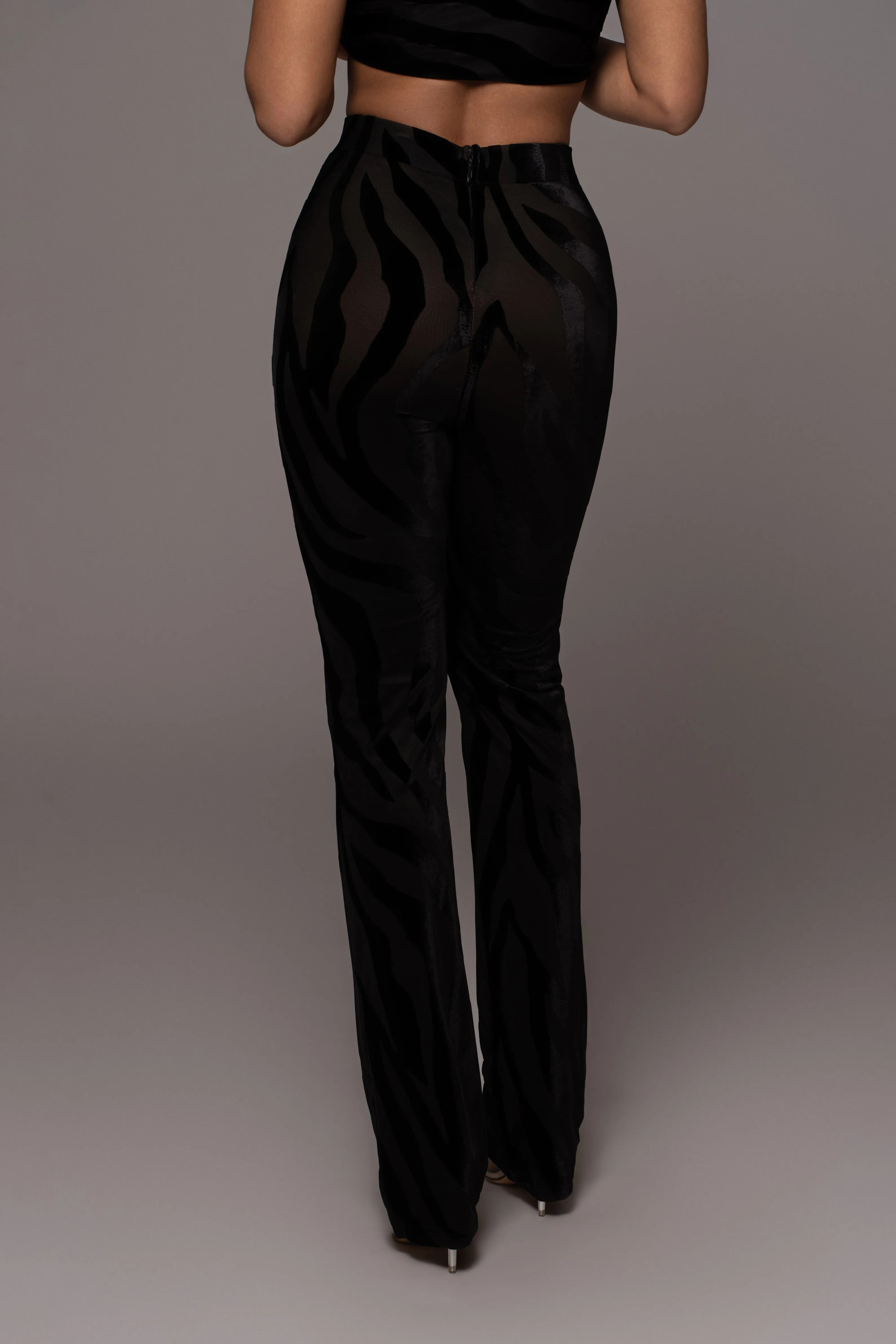 Noir Zebra After Midnight Pants sold by JLUXLABEL product image thumbnail 5