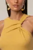 Yellow Alessia Knit Maxi Dress sold by JLUXLABEL
