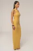 Yellow Alessia Knit Maxi Dress sold by JLUXLABEL