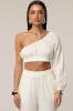 Ivory Coastal Tide Pant Set sold by JLUXLABEL