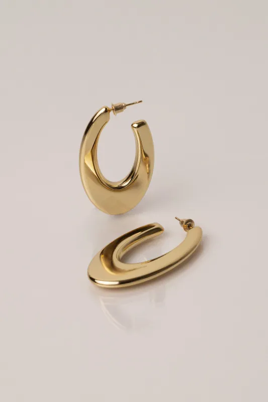 Gold Mona Earrings sold by JLUXLABEL