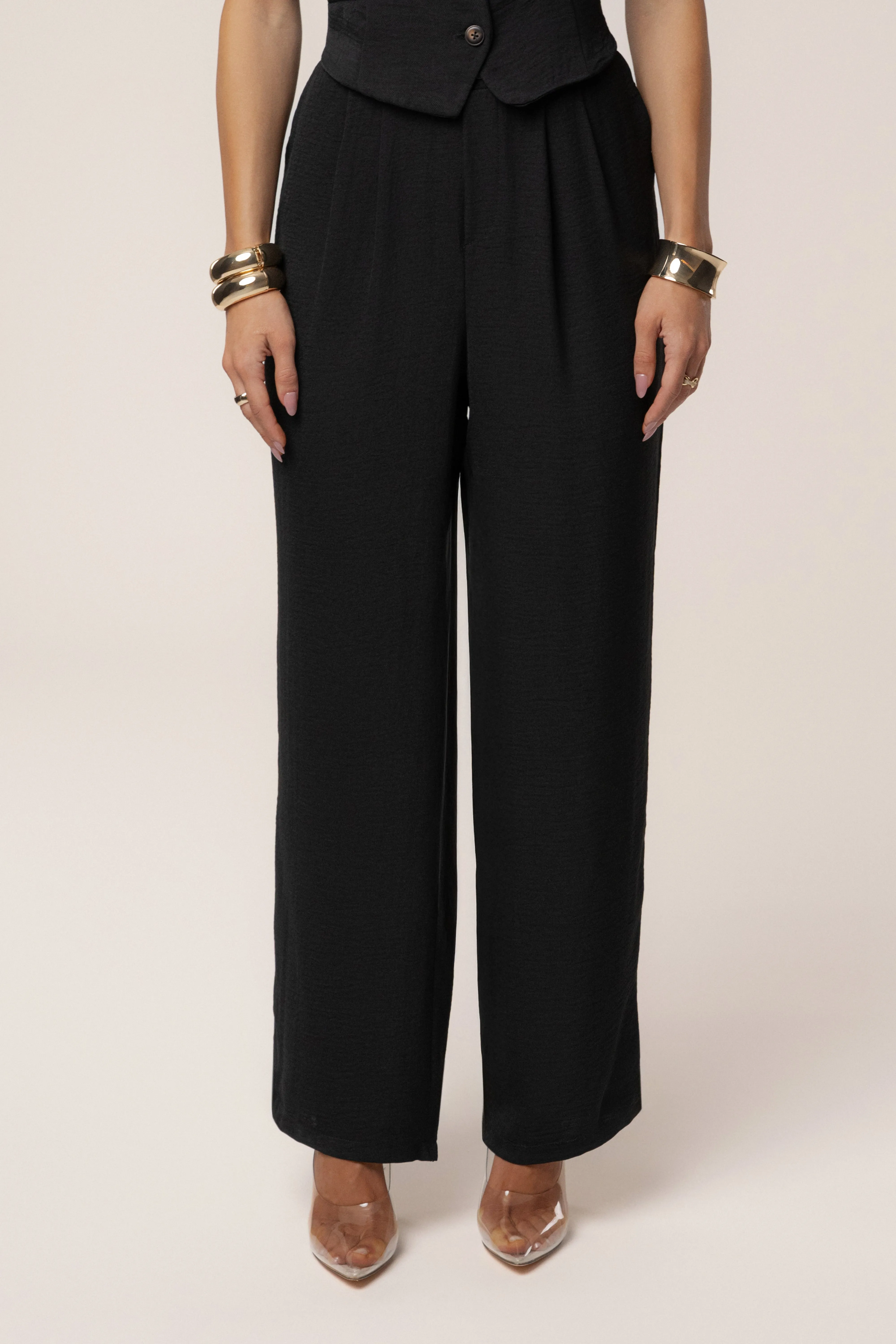 Black Serene Pant Set sold by JLUXLABEL product image thumbnail 3