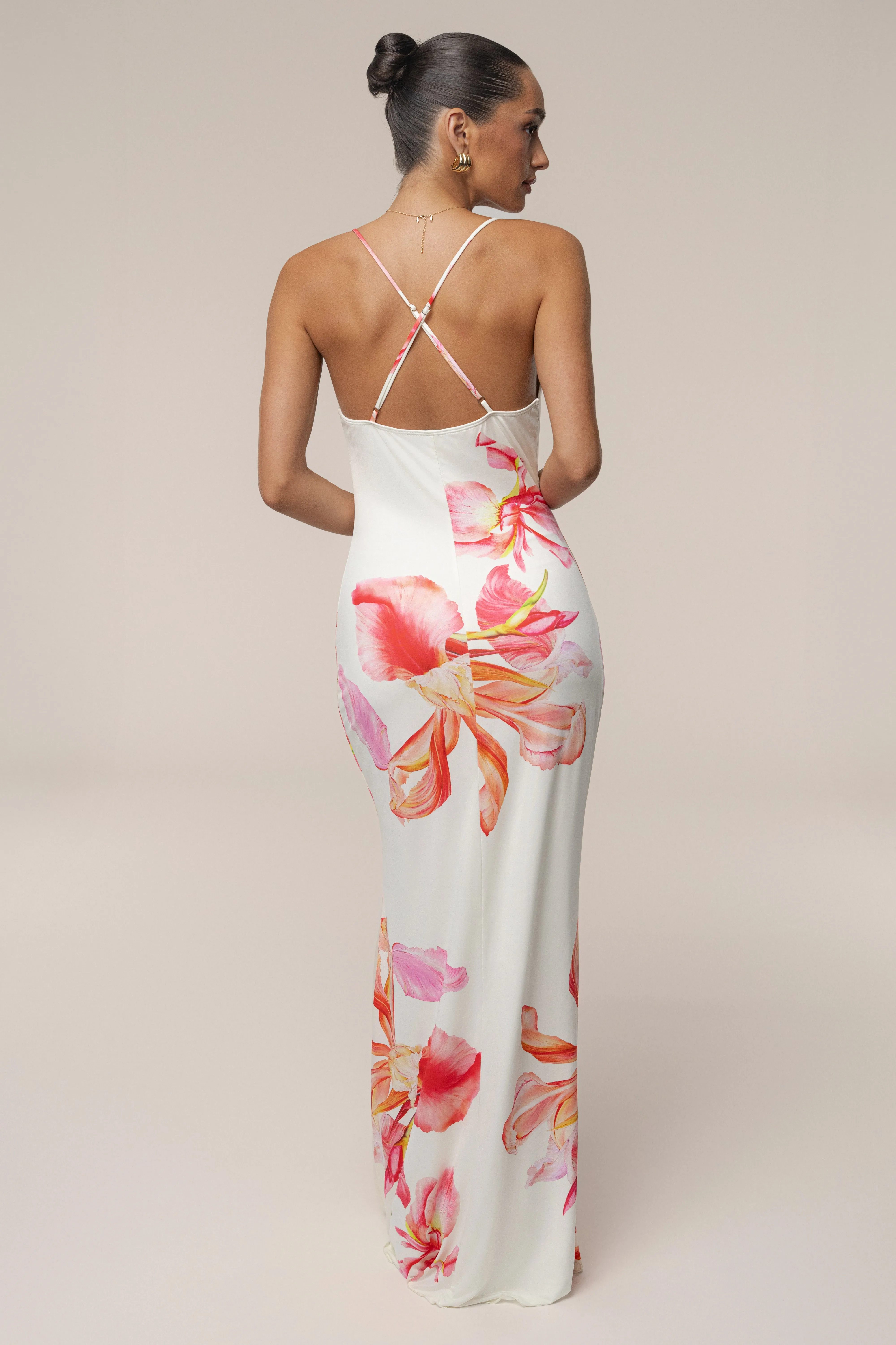 Ivory Floral Sun Dream Maxi Dress sold by JLUXLABEL product image thumbnail 2