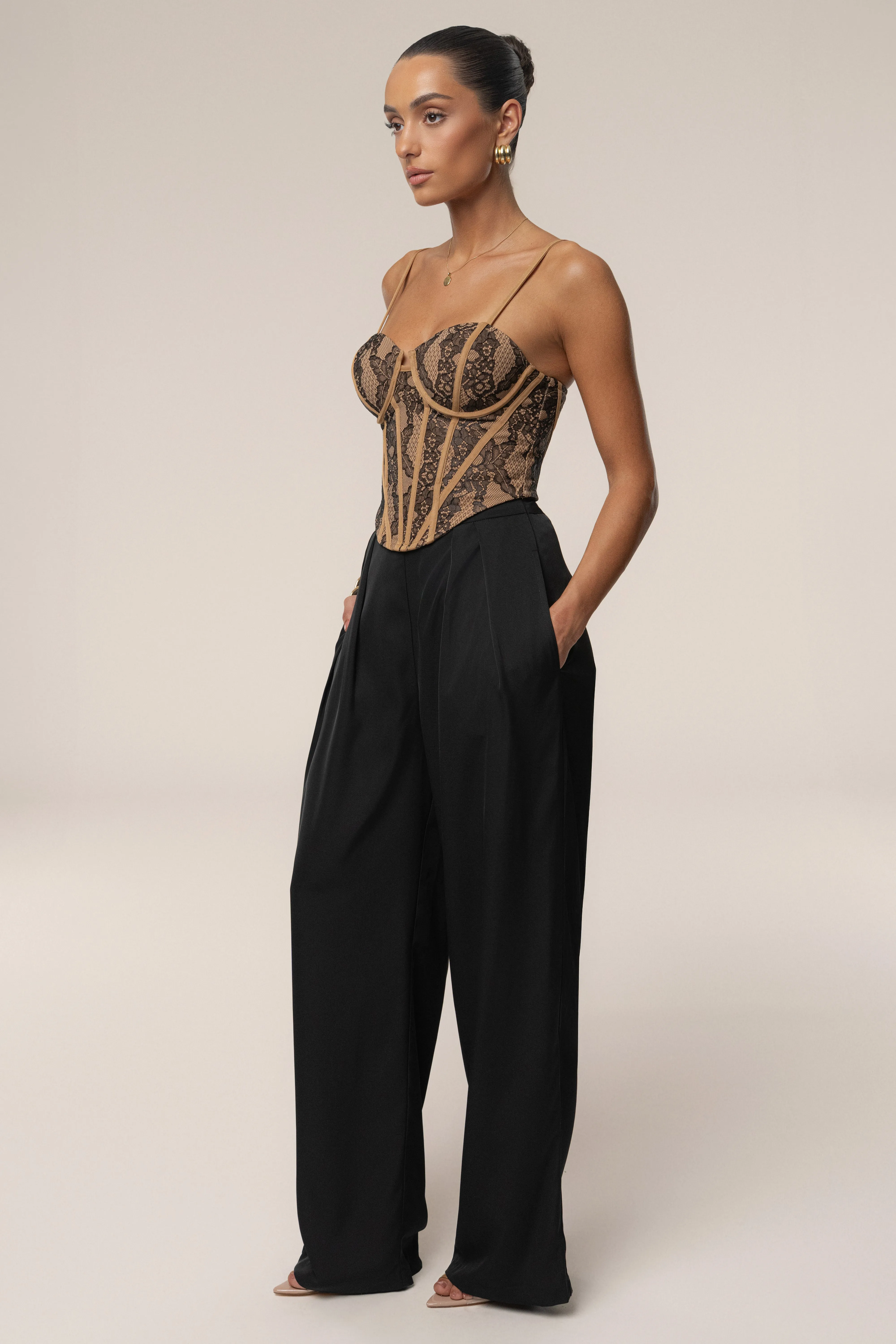 Black Desire Lace Corset sold by JLUXLABEL product image thumbnail 5