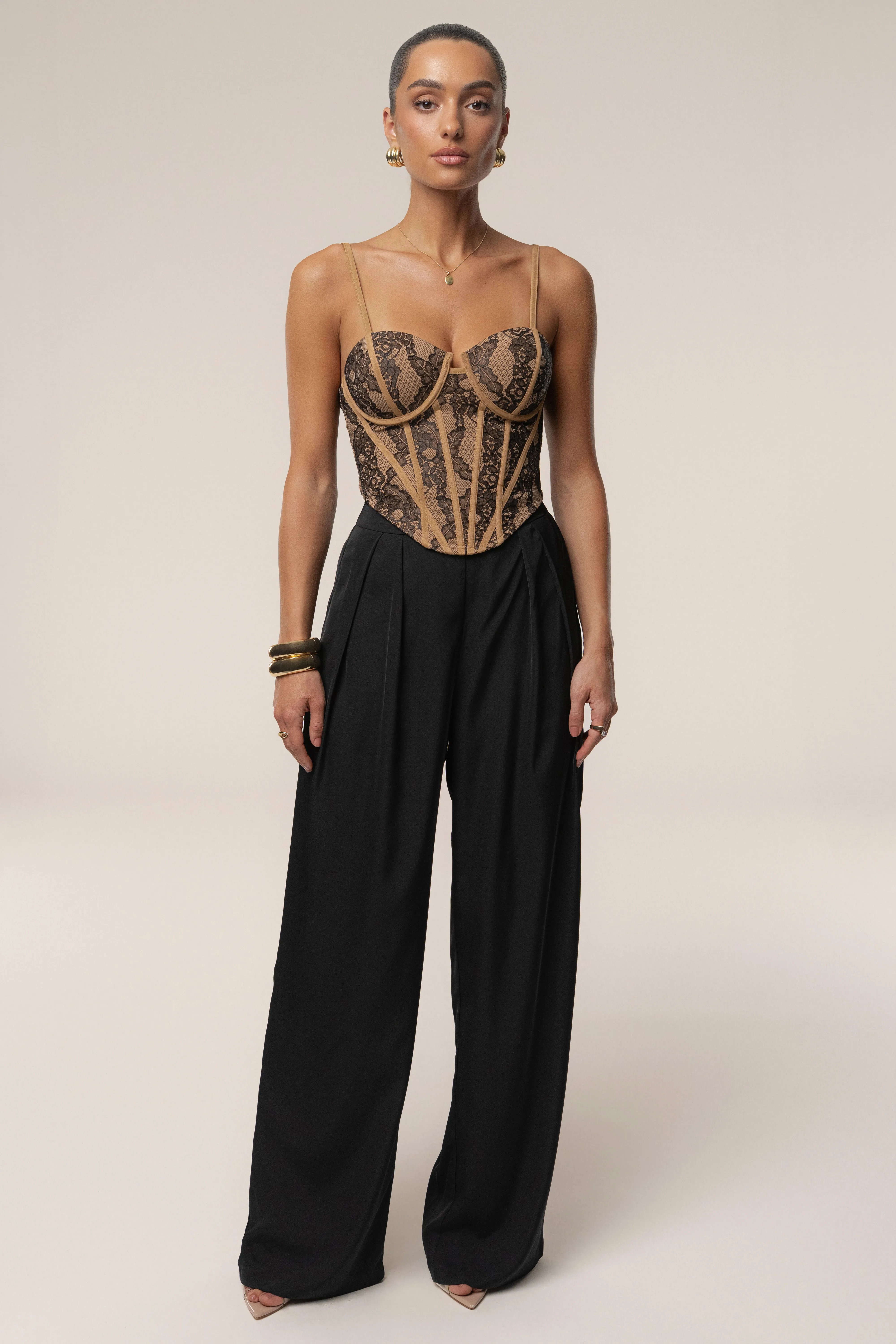 Black Desire Lace Corset sold by JLUXLABEL product image thumbnail 2