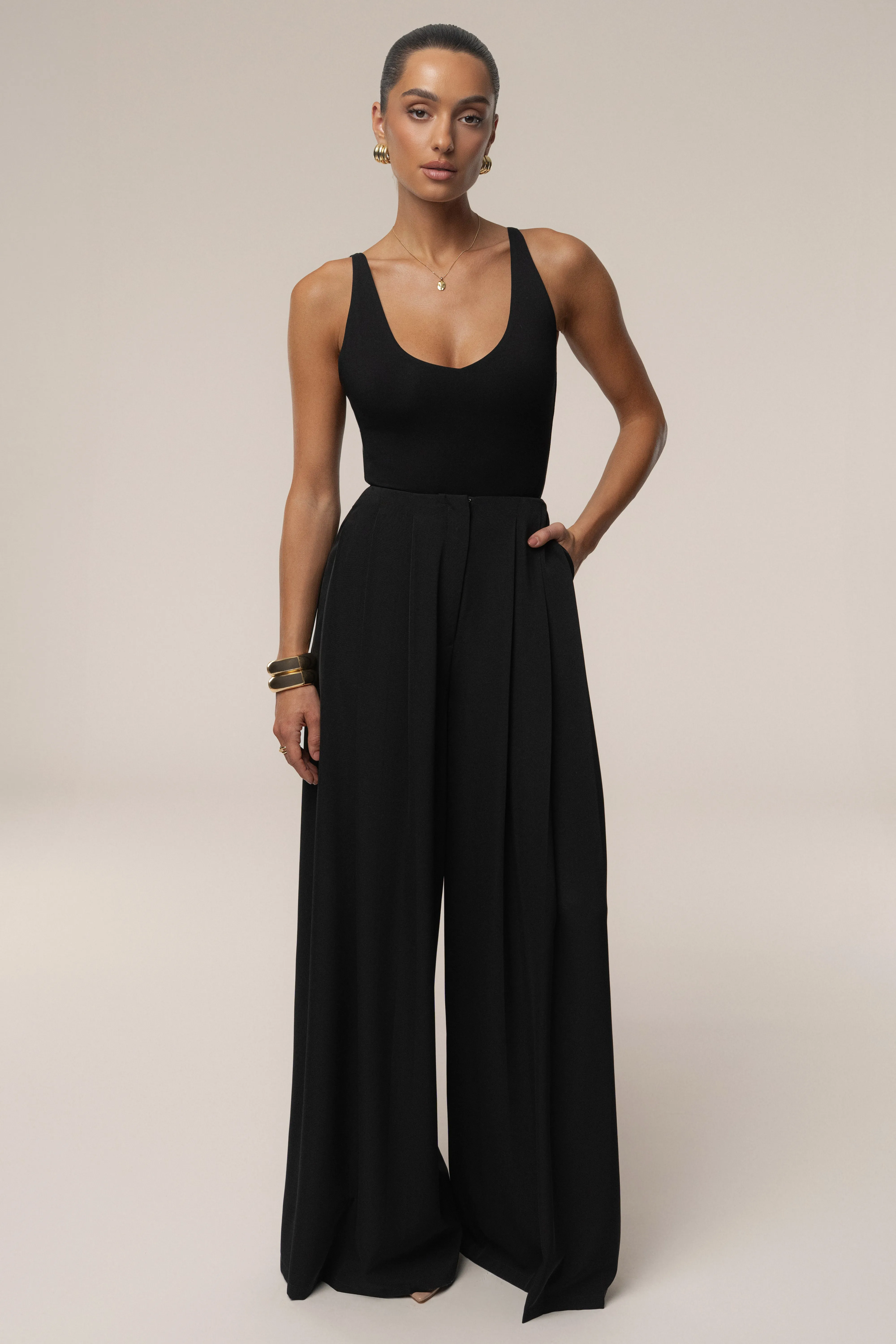 Black Base Layer Bodysuit sold by JLUXLABEL product image thumbnail 3