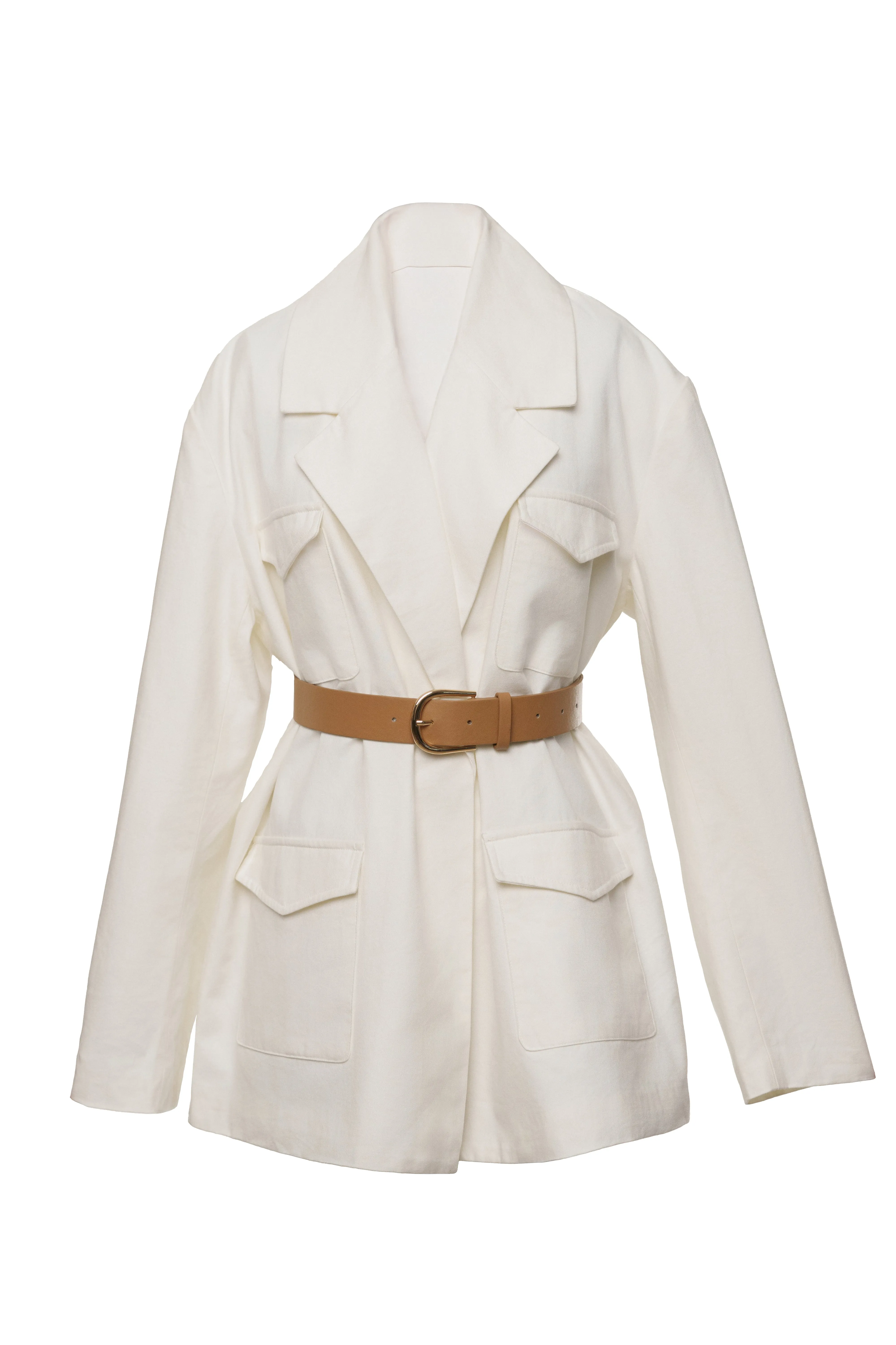 Ivory Precision Woven Blazer sold by JLUXLABEL product image thumbnail 2