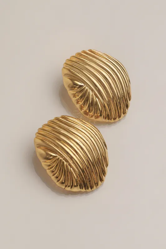 Gold Lagoon Earrings sold by JLUXLABEL