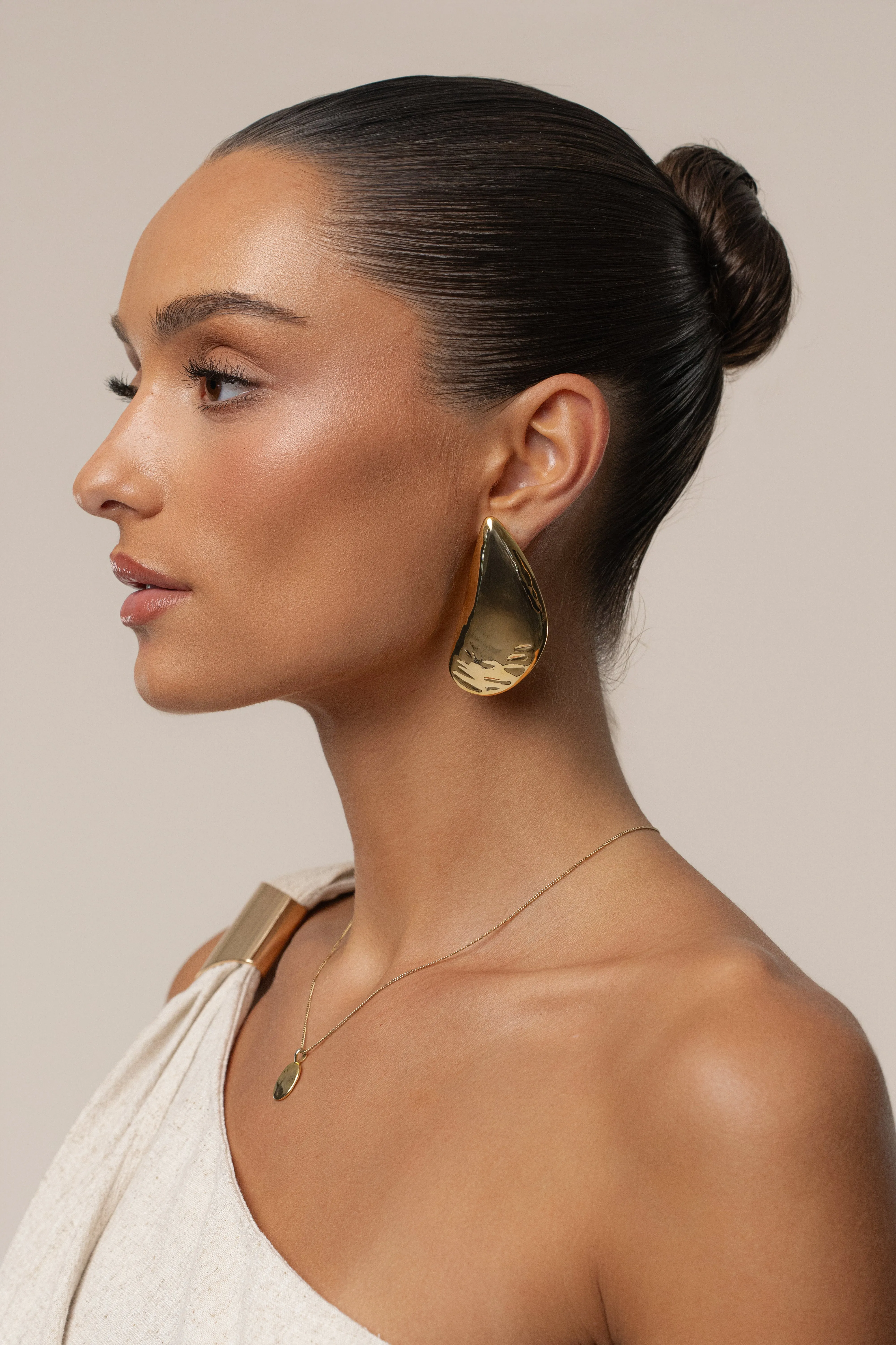 Gold Mazzy Earrings sold by JLUXLABEL