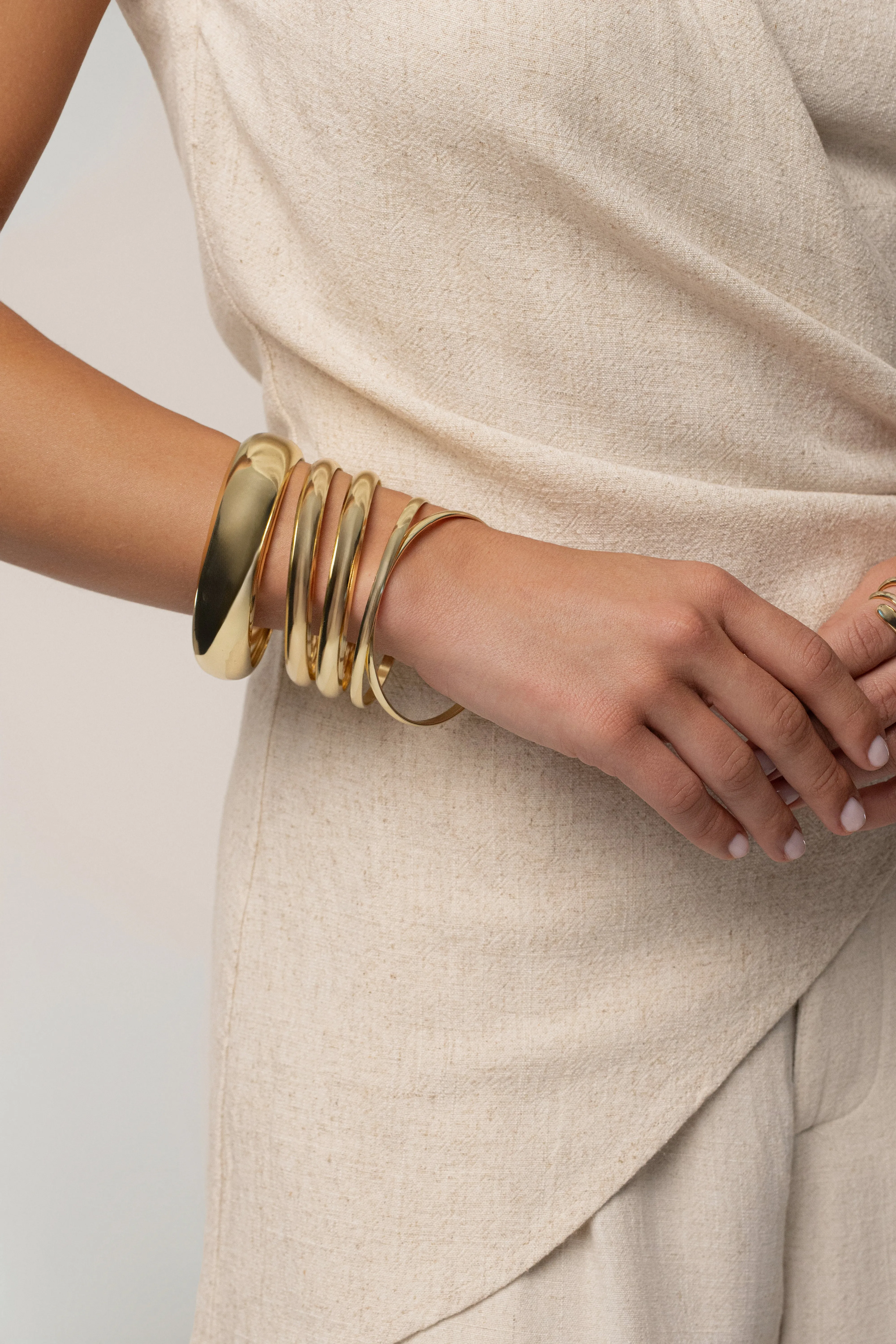 Gold On The Go Bracelet Set sold by JLUXLABEL product image thumbnail 3