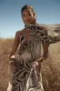 Brown Zebra Print Shadow Safari Scarf sold by JLUXLABEL