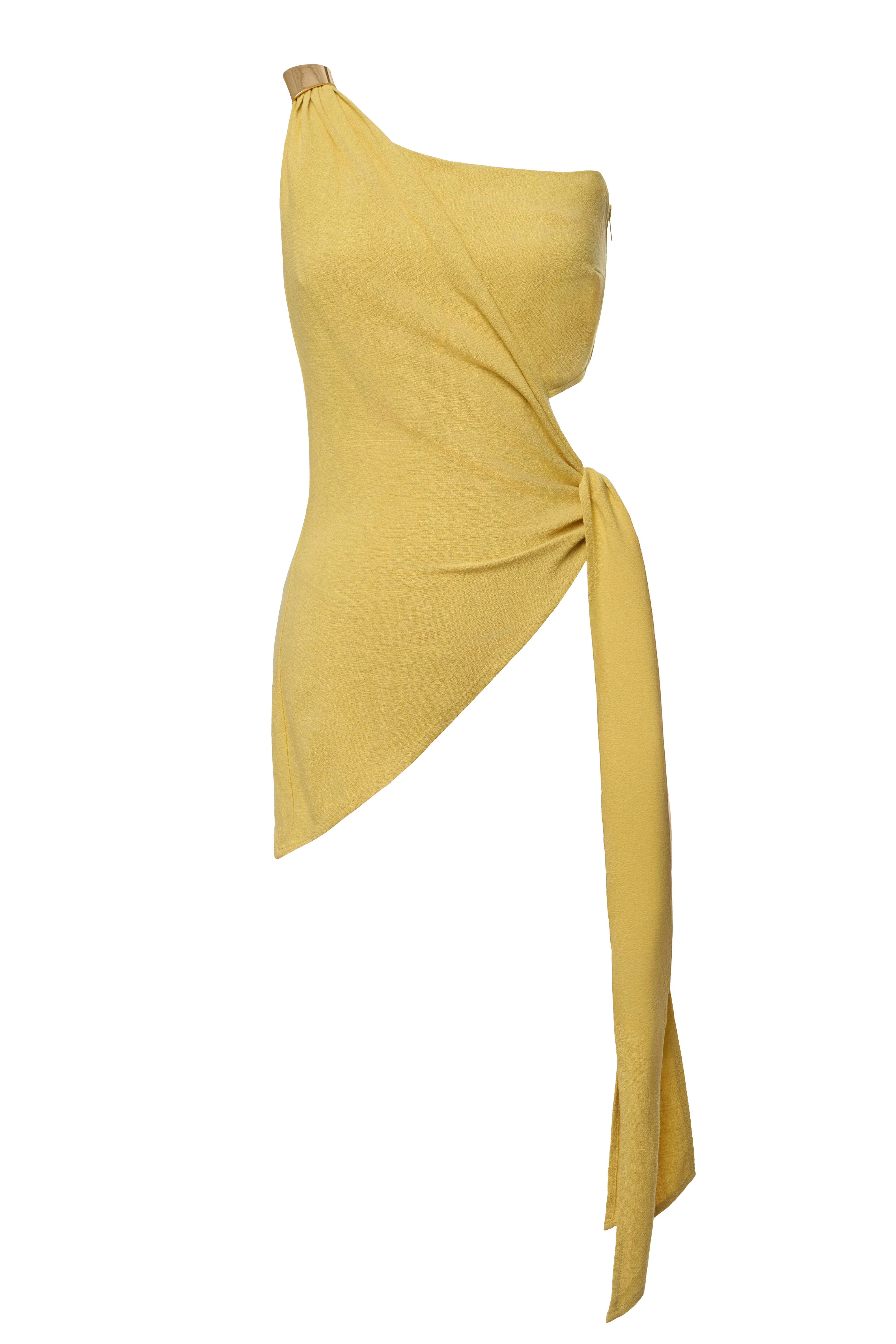 Yellow Palmera One Shoulder Top sold by JLUXLABEL product image thumbnail 2