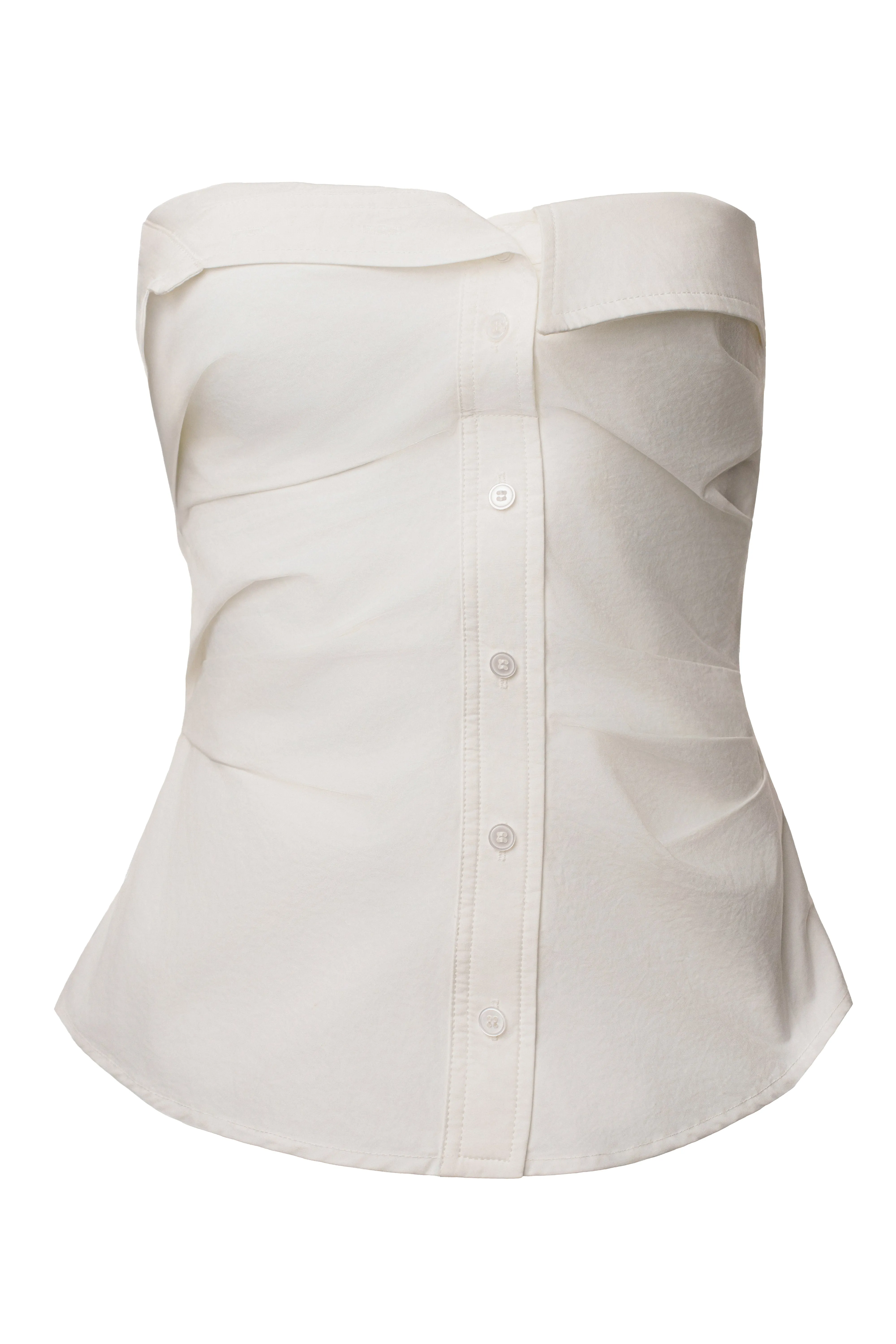 Ivory Riviera Fold Over Top sold by JLUXLABEL product image thumbnail 3