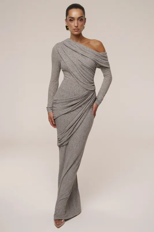 Grey Paradise Hills Maxi Skirt sold by JLUXLABEL