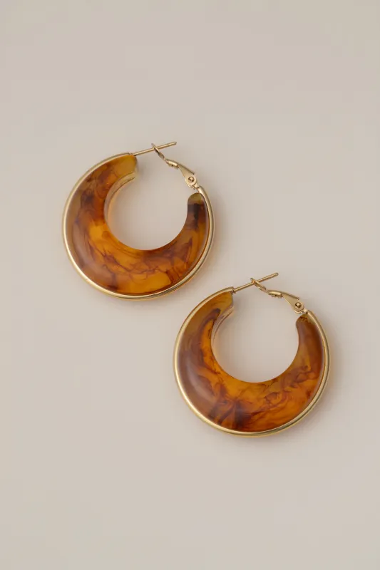 Brown Zuri Earrings sold by JLUXLABEL