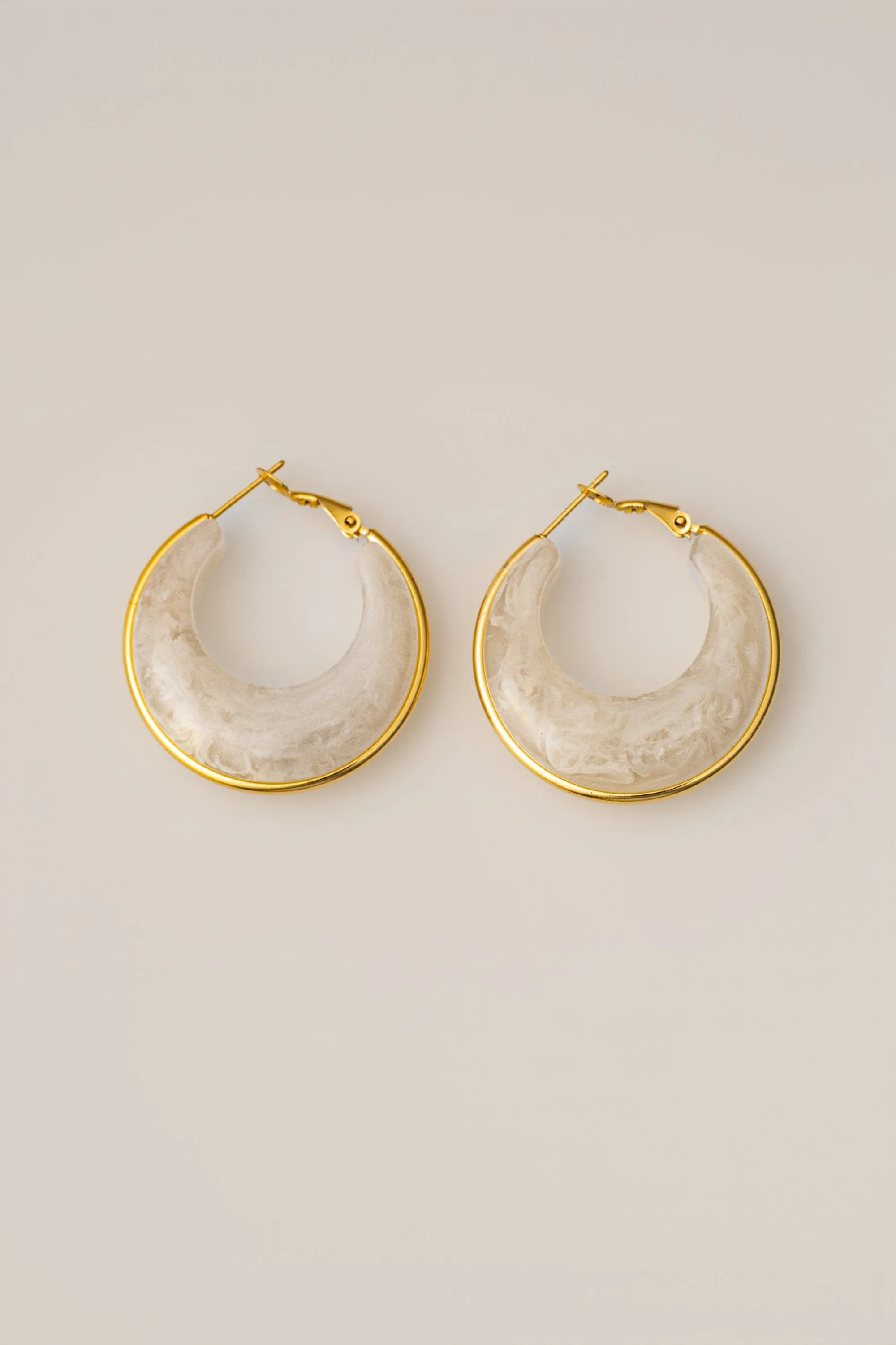 White Zuri Earrings sold by JLUXLABEL product image thumbnail 3