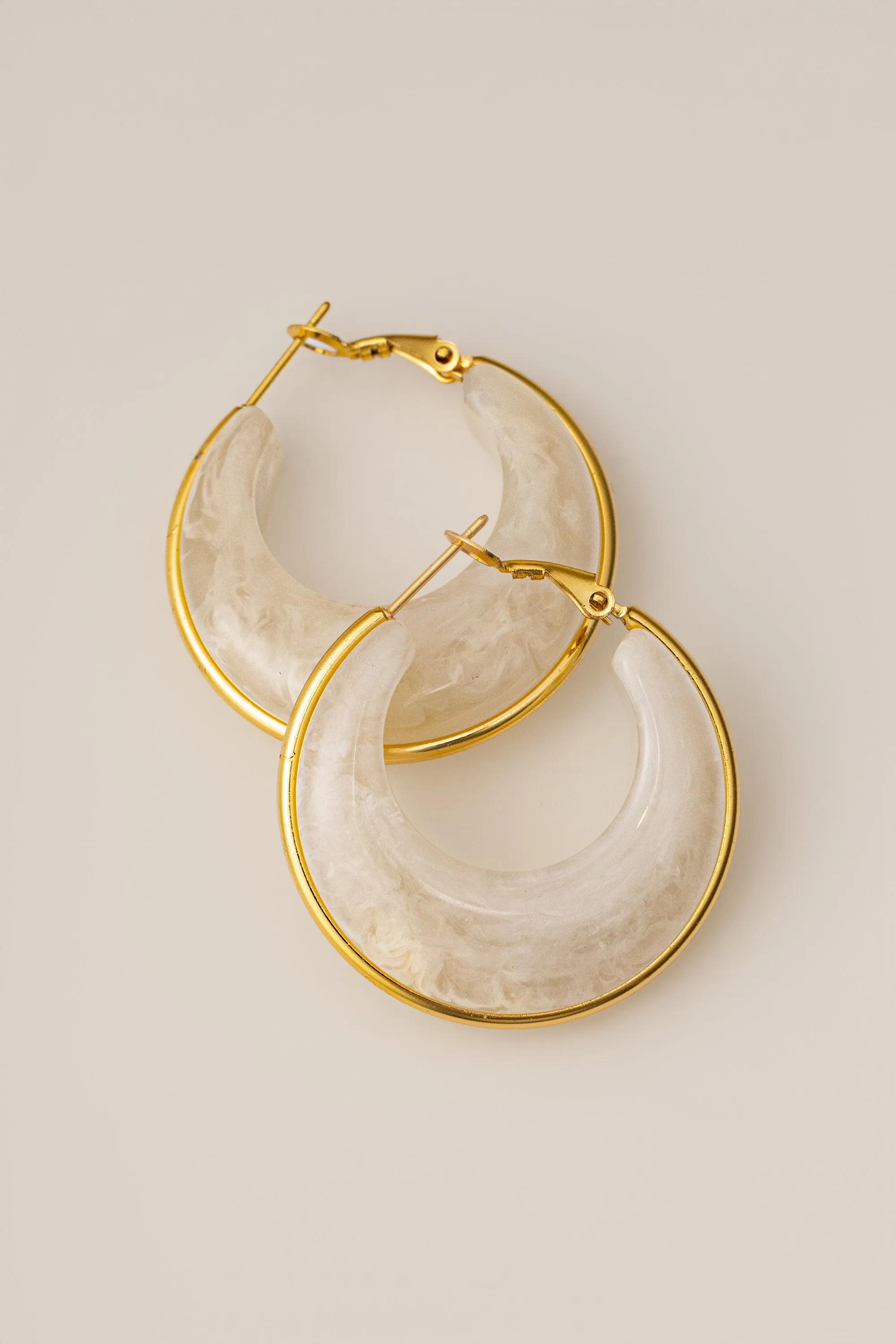 White Zuri Earrings sold by JLUXLABEL product image thumbnail 2
