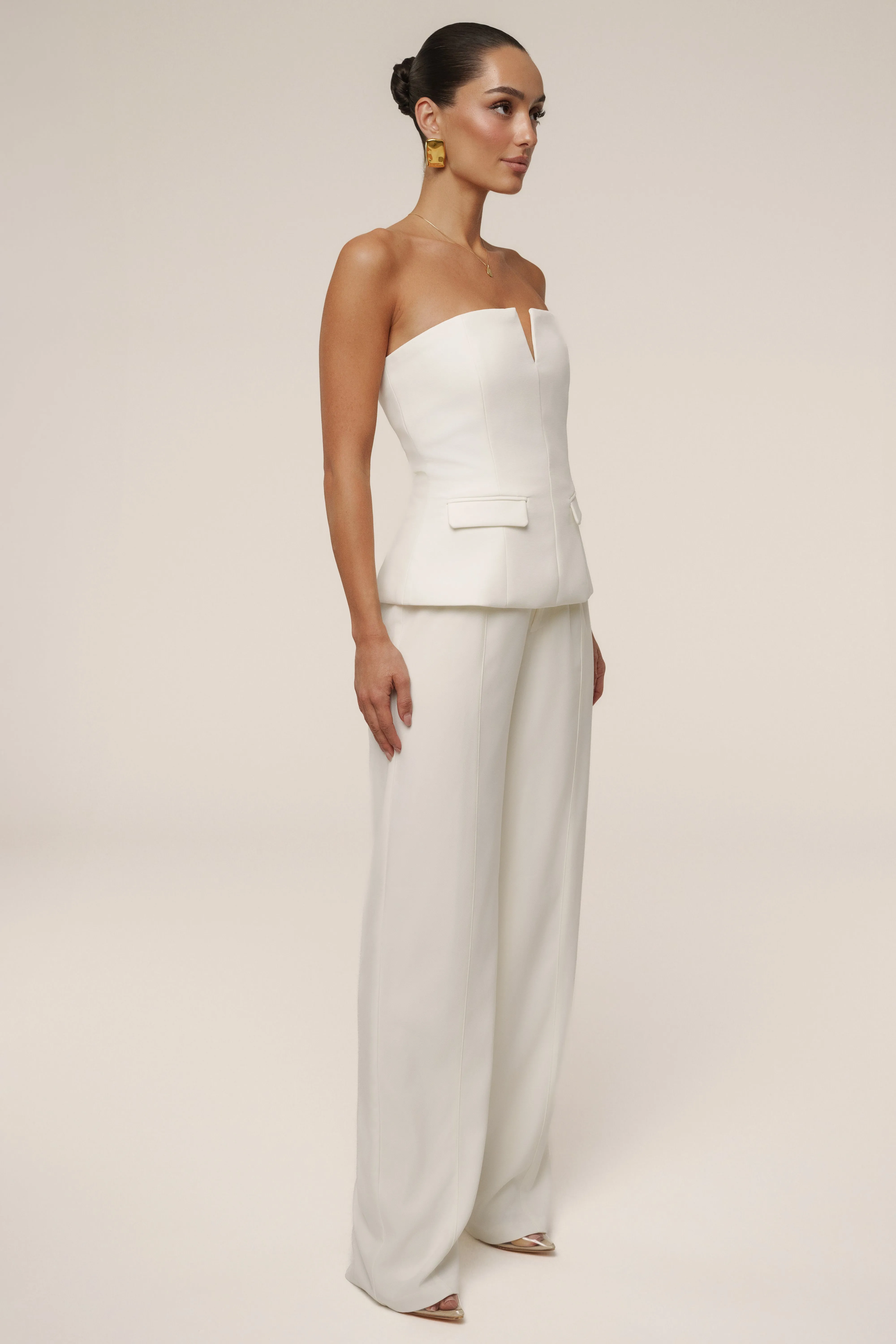 Ivory Vienna Strapless Top sold by JLUXLABEL product image thumbnail 5