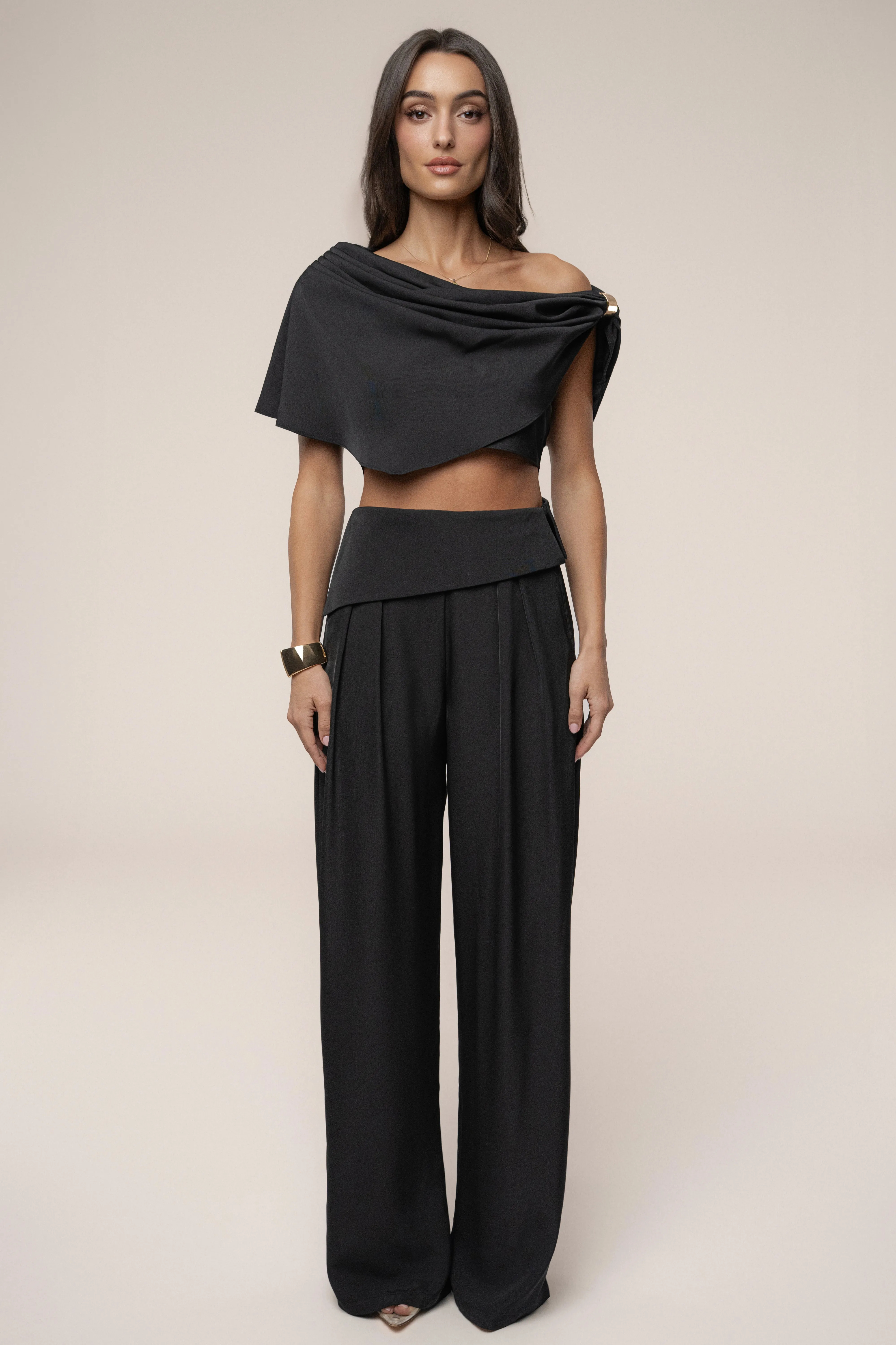 Black Executive Trousers sold by JLUXLABEL product image thumbnail 3