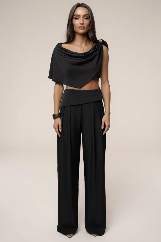 Black Executive Trousers sold by JLUXLABEL