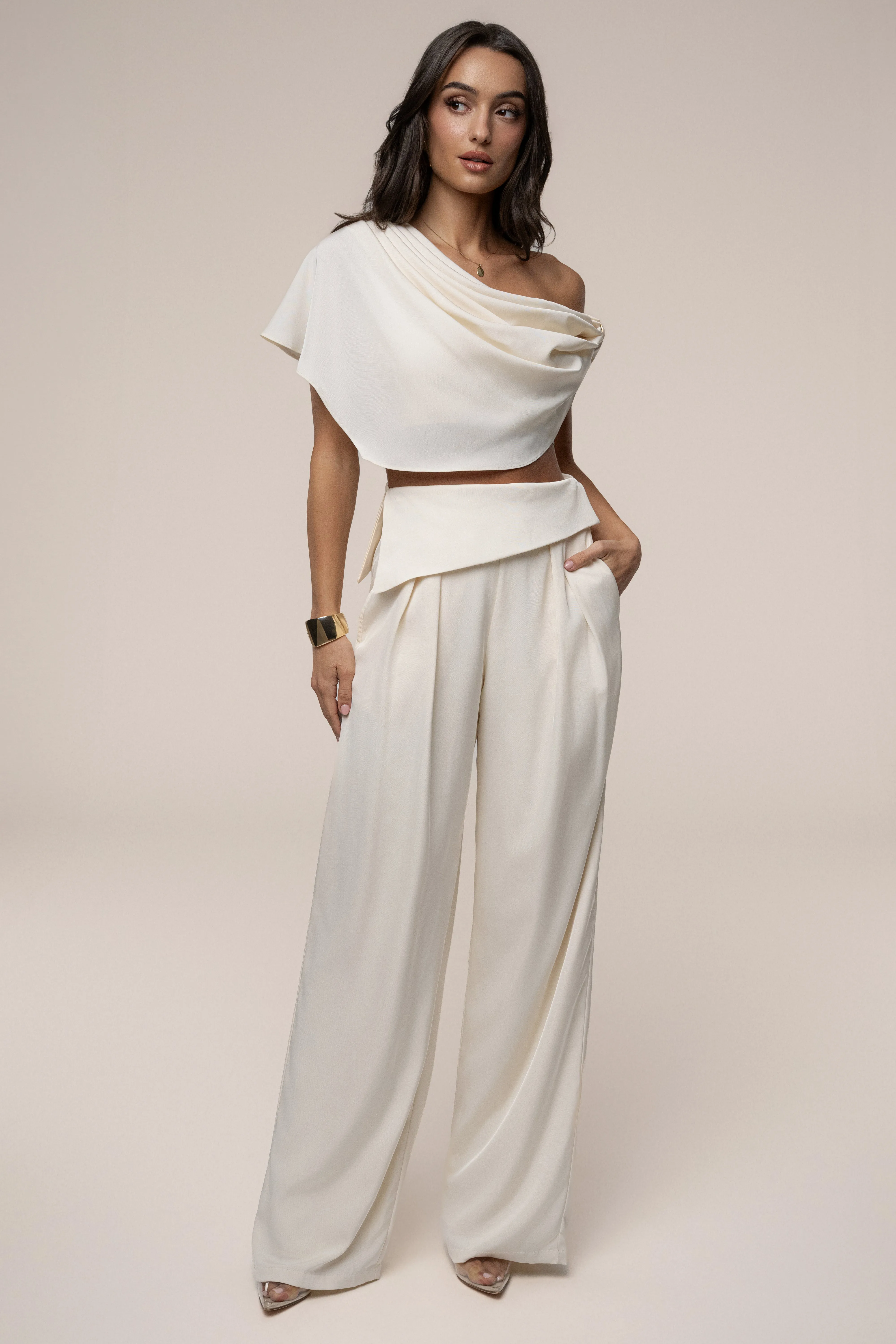 Buttercream Executive Trousers sold by JLUXLABEL product image thumbnail 4