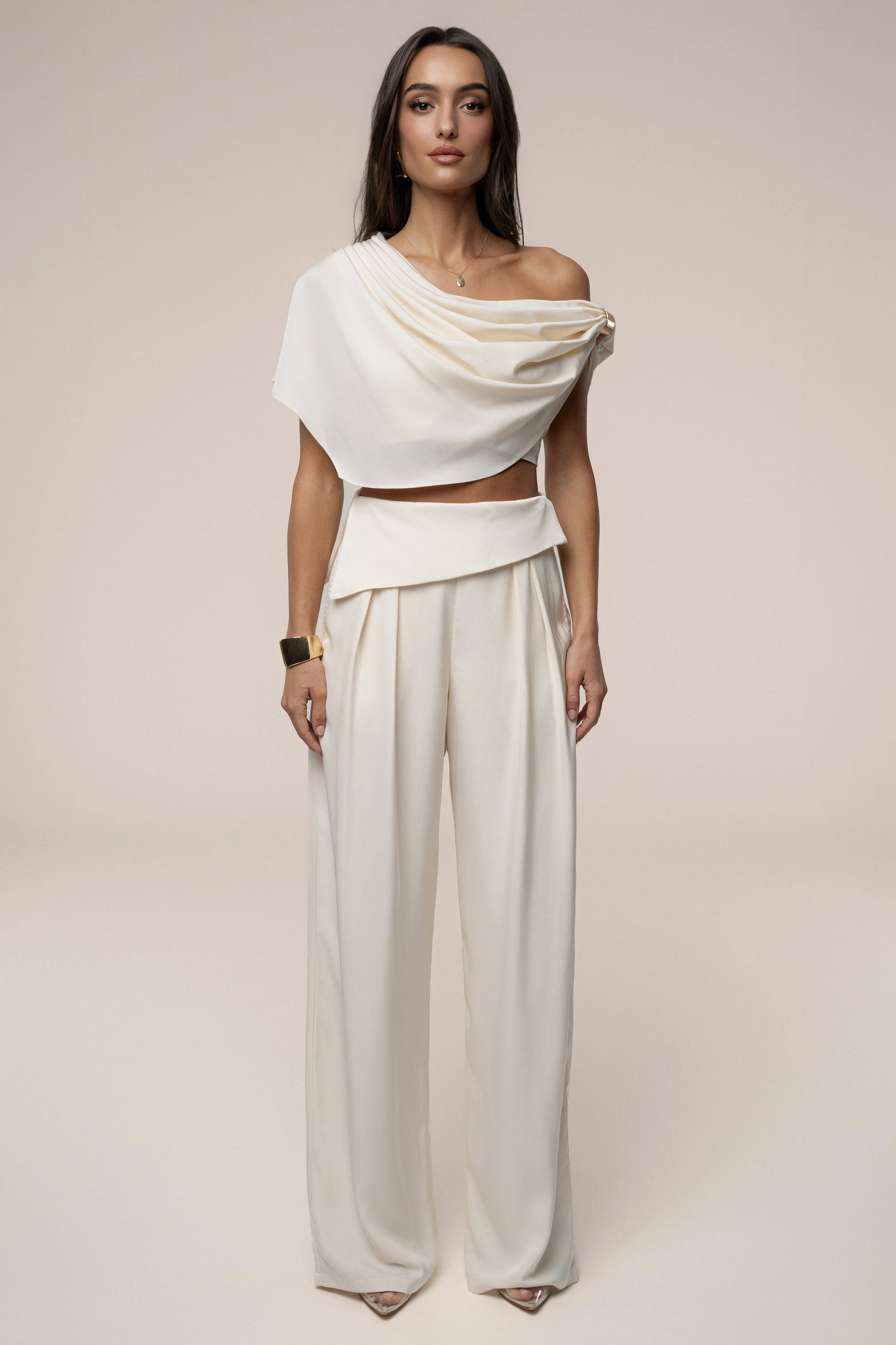 Buttercream Executive Trousers sold by JLUXLABEL