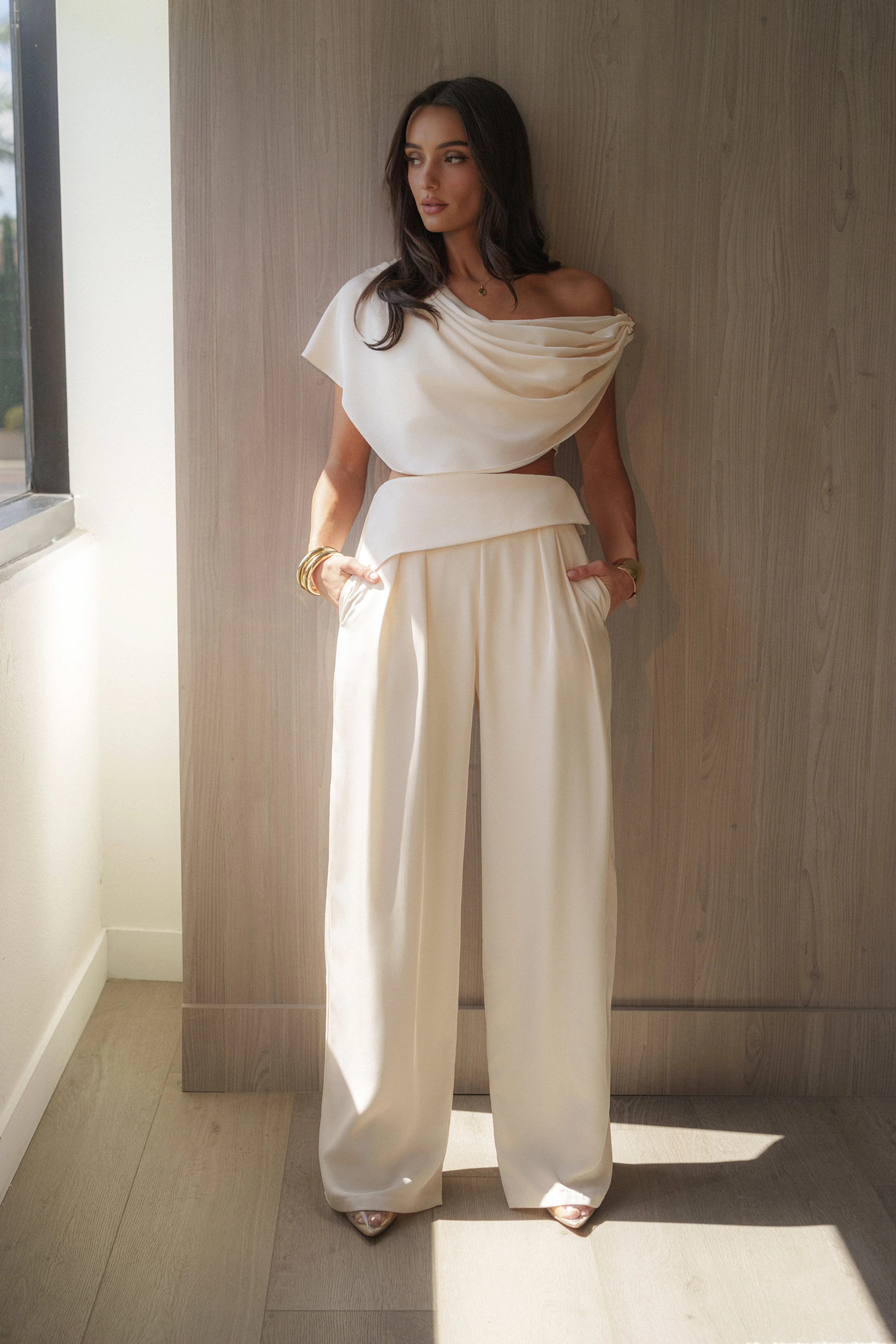 Buttercream Executive Trousers sold by JLUXLABEL product image thumbnail 2