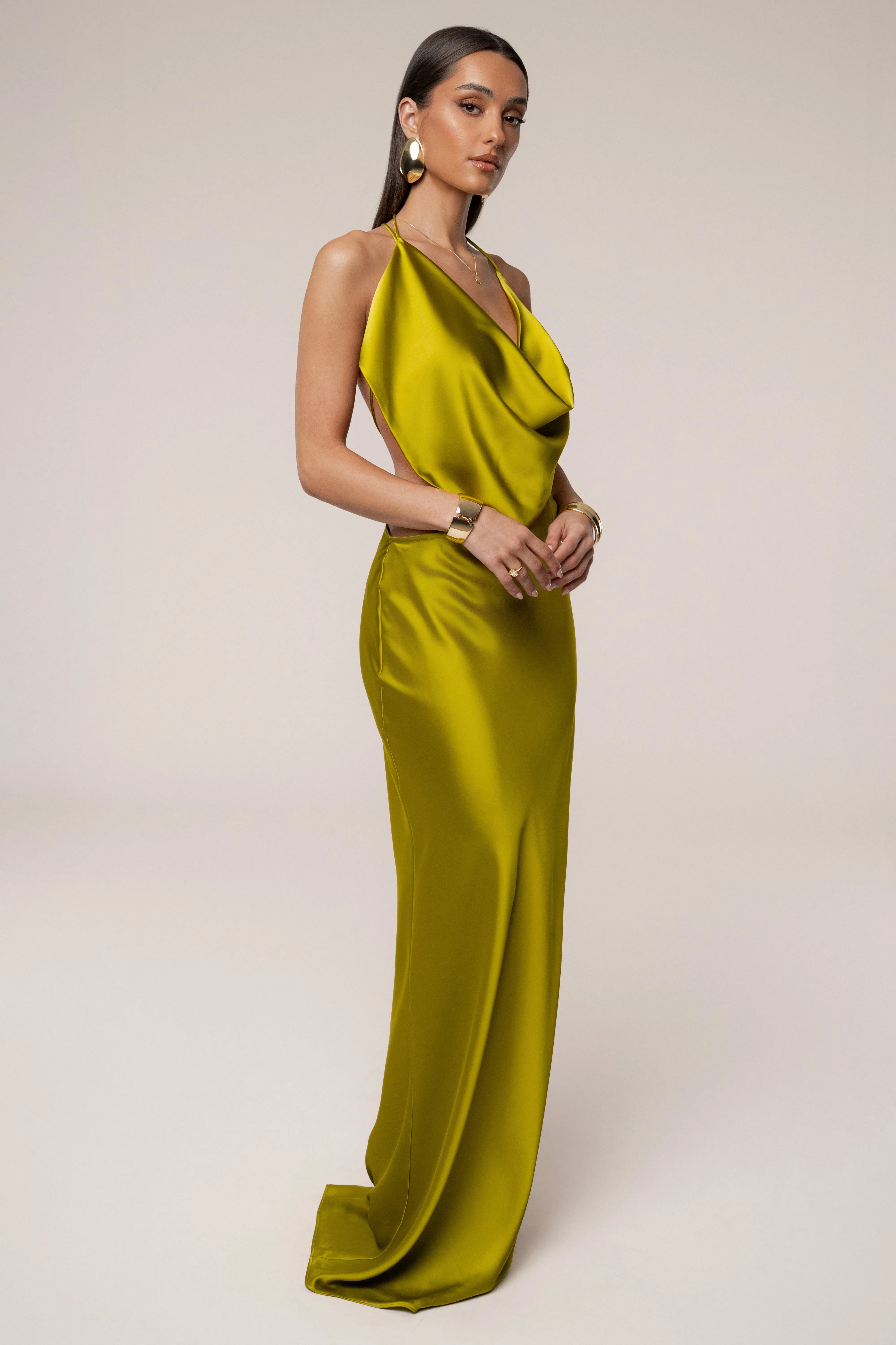 Moss Delmara Cowl Maxi Dress sold by JLUXLABEL product image thumbnail 4