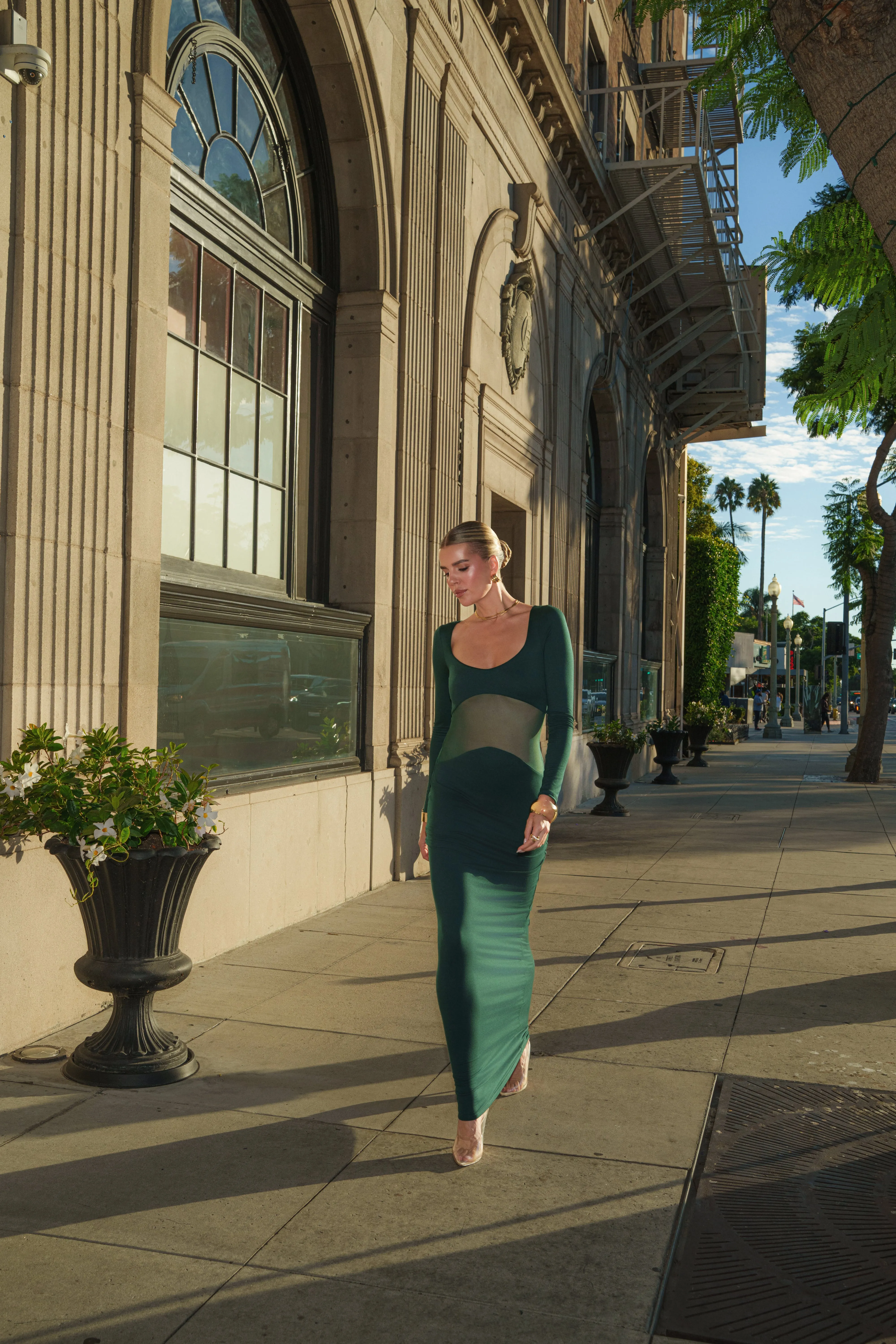 Emerald Glitz Hour Maxi Dress sold by JLUXLABEL product image thumbnail 2