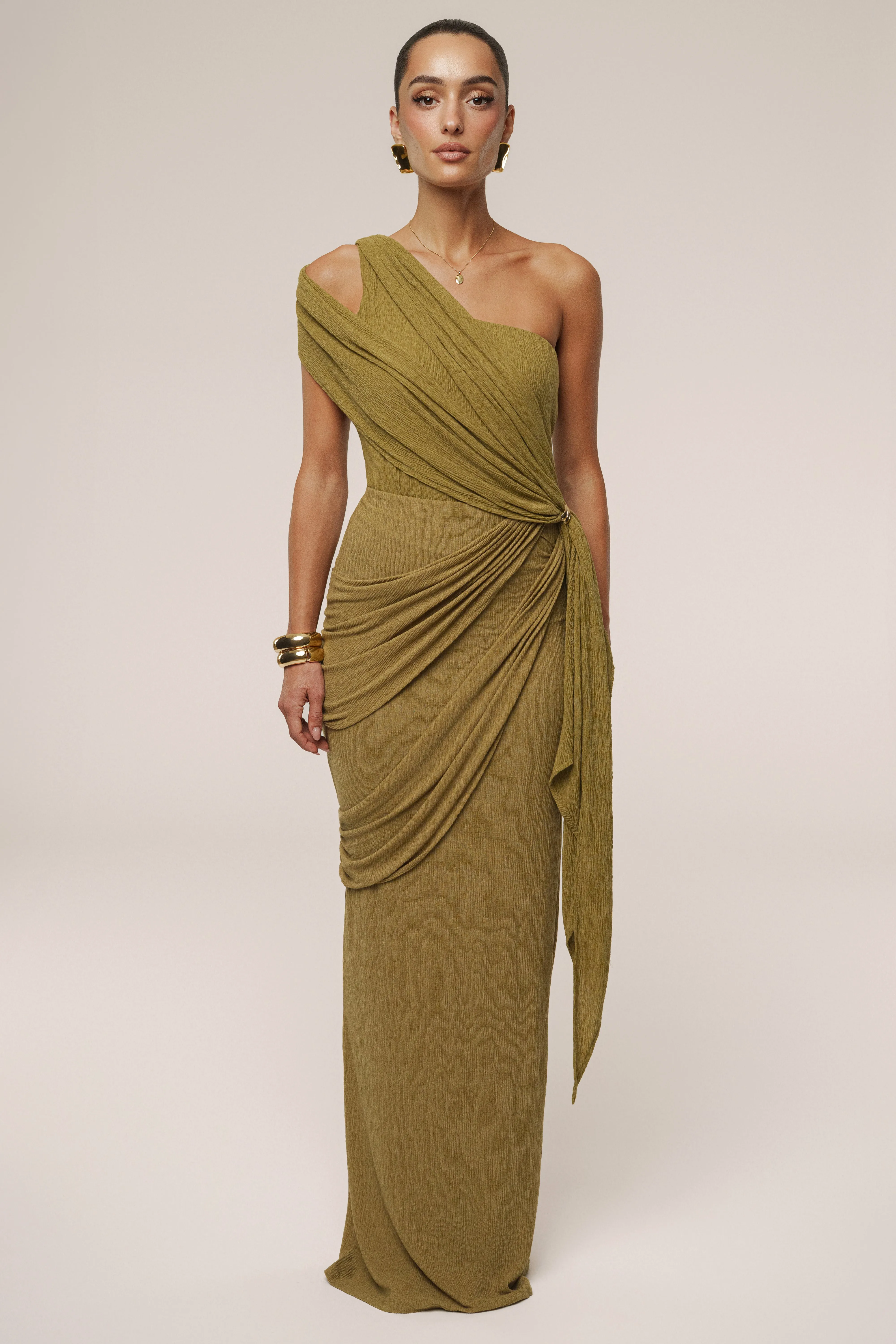 Moss Lovina Drape Bodysuit sold by JLUXLABEL product image thumbnail 3