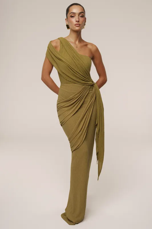 Moss Lovina Drape Bodysuit sold by JLUXLABEL