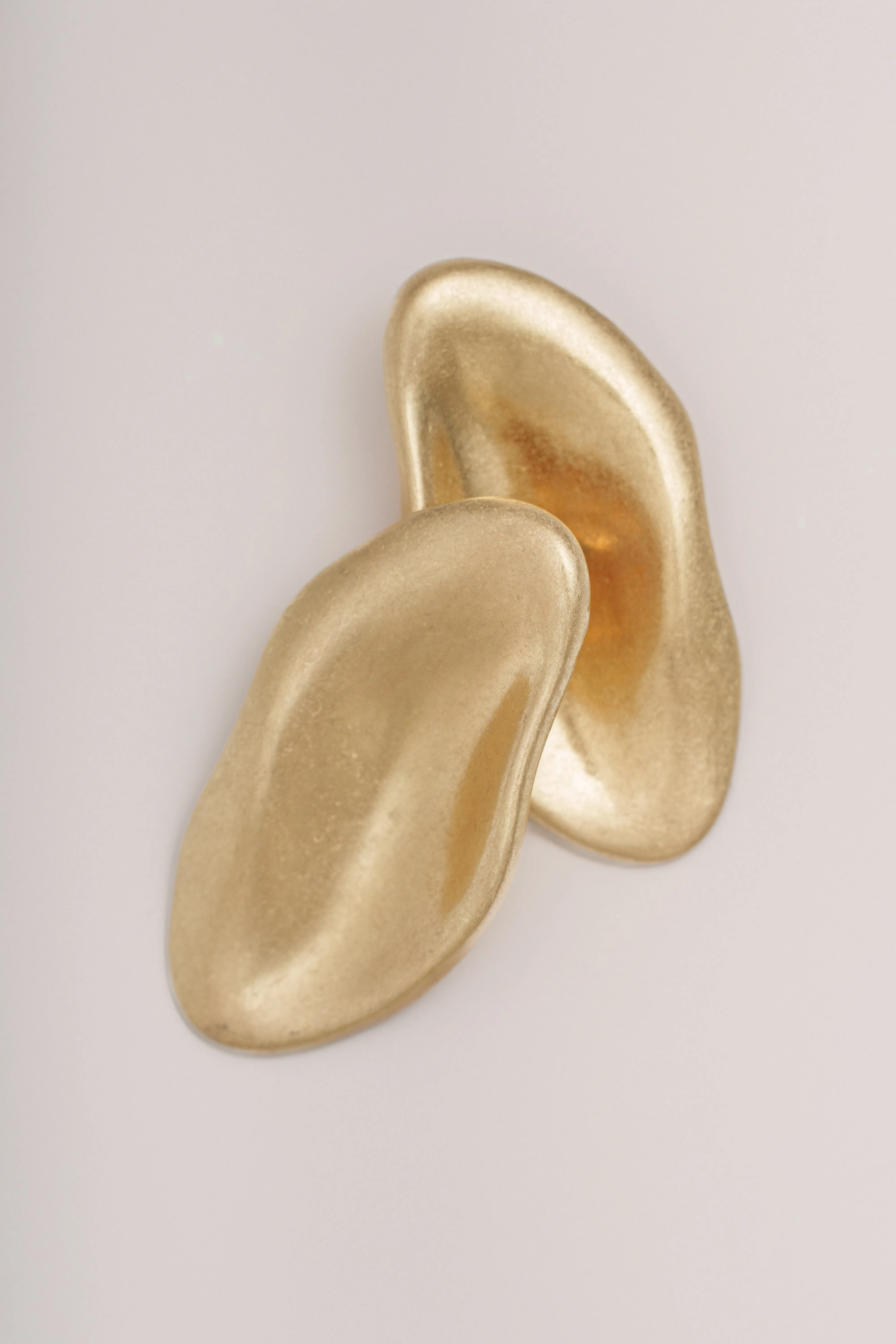 Gold Alba Sculpted Earrings sold by JLUXLABEL product image thumbnail 3
